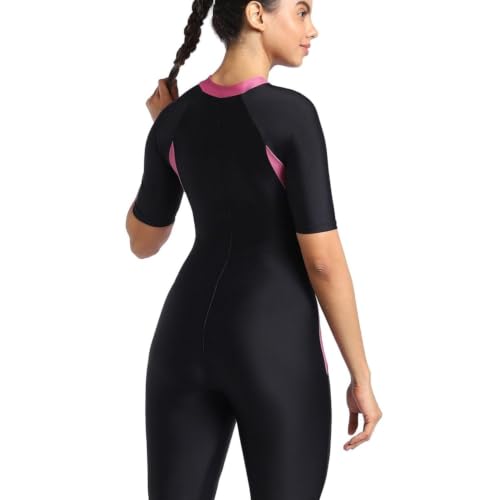 Image of Speedo Women's Endurance10 Essential Panel Kneesuit Swimming Costume Swimwear