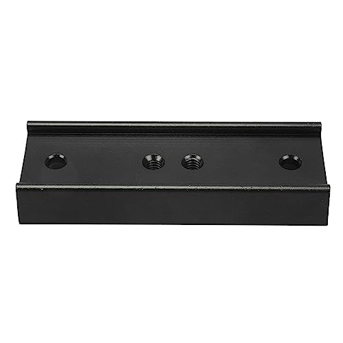 Dovetail Plate for Telescopes, DSLR or SLR Cameras, EQ Mounts, Aluminum Alloy Length 4.25 in, with 2 1/4In Screw Holes, 1 M62 Step Screw Hole, and 1/4 in Socket Threaded Post