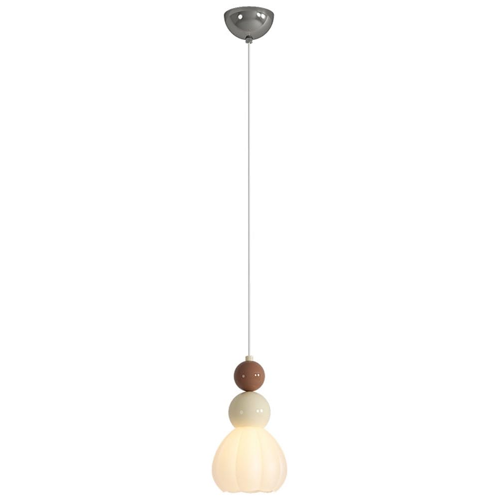 Suspension moderne simple au design crème raffiné pour décoration haut de gamme