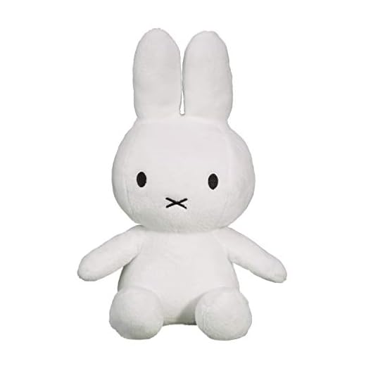 Douglas Miffy Medium Classic White Bunny Rabbit Plush Stuffed Animal, 24 months and up