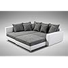 Kuechen-preisbombe Sofa Silvio XXL II - Ecksofa Wohnlandschaft Hellgrau 200x305cm