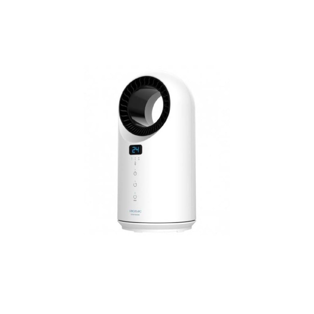 Cecotec Ready Warm 8200 senza lama riscaldatore a basso consumo potenza 1500 W, telecomando, display LED, touch control, 3 modalità, oscillazione 60º, timer, sistema di sicurezza triplo, 5370