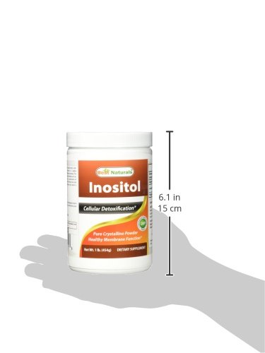 Best Naturals Pure Inositol Powder (Vitamin B8), 1 Lb Supports Healthy Liver Function, Promotes Cellular Detoxification & Supports Membrane Function #TOP7