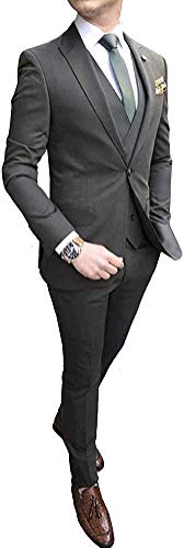 Costume 3 pièces ajusté pour homme en quête d'élégance sans effort