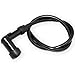 Produktbild Easyboost Zündkerzenstecker Schwarz Hochspannungszündkerze Kabel 50cm für Roller Vespa Motorrad Aerox Jog-R Stunt Nitro AM6 Derbi Rasenmäher Motorsäge Bürstenschneider Kettensäge