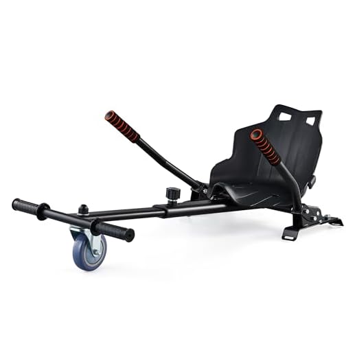 CO-Z Hoverkart pour Hoverboards Electrique, Siège de Hoverboard Réglable Noir, Cadeau pour Enfant Adults