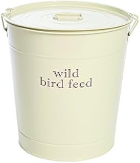 Gardman A01295 Food Storage Bin Metal Holds UpTo 15kg Heavy Duty Bird Care Garden, Natural, 55.0 cm*35.0 cm*35.0 cm