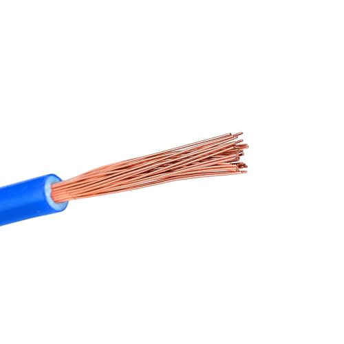 Image of 4.0 sqmm Single Core Copper Electrical Wire, 180 Meter (Blue) | Heat Resistant & Flame Retardant (FR) | Lead-Free LSH House Wire for Home & Industrial Use (180 MTR)