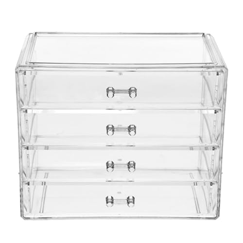 Organisateur de maquillage acrylique transparent boîte rangement cosmétique tiroir