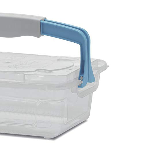 Organizador Infantil com Alça, Adoleta Bebê, Azul Bebê