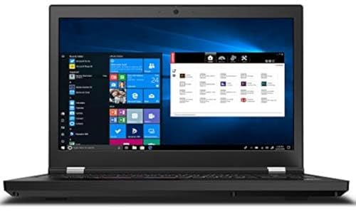 Lenovo ThinkPad P15 Gen 1 - High-End Workstation Laptop: Intel 10th Gen i7-10750H Hexa-Core, 32GB RAM, 512GB NVMe SSD, 15.6' FHD IPS HDR Display, Quadro T2000, Win 11 Pro, Black (Renewed)