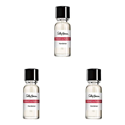 Sally Hansen Hard as Nails Nail Hardener, 45077 Clear, 1 Count (Pack of 3)
