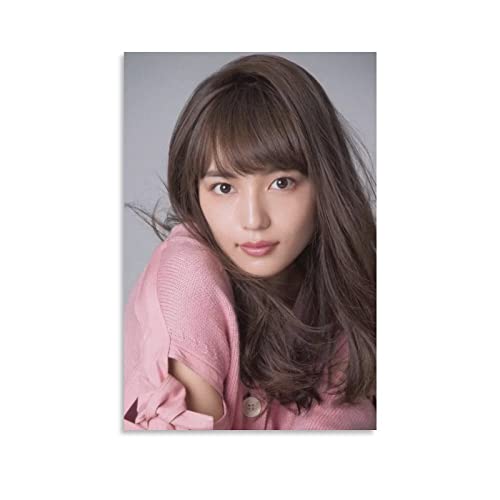 川口春奈 かわぐち はるな 女優 セクシー 写真 女神 画像 部屋飾り キャンバスウォールアート 印刷 ポスター 版画 壁飾り 壁の絵 壁掛け ホームアートワーク08x12inch(20x30cm)
