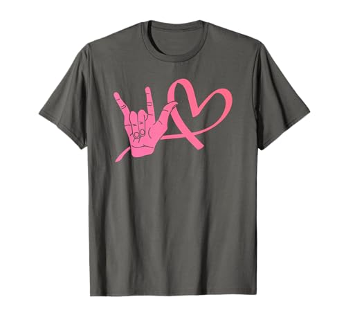 Deaf awareness shirts sign language shirt love asl teacher t-shirt