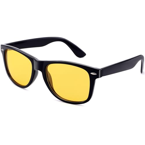 Image of Sunglasses Men, Square Polarized Sunglasses for Mens & Womens, Trendy Retro Sun Glasses Driving Fishing UV Protection