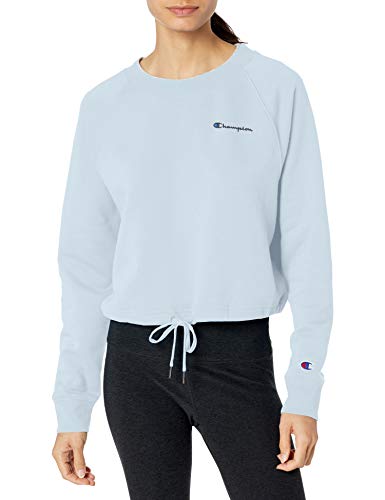Champion Women's Crewneck, Snowdrop Grey, Medium