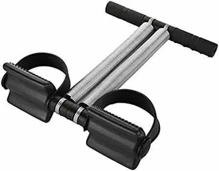 GymFreak Tummy Trimmer Double Spring for Men & Women, Body tonner for Weight Loss Ab Exerciser (Black)-picture-17