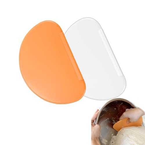 2 espátulas de masa, tarjeta de masa, tarjeta de masa, de plástico, espátula para pizza, utensilios de cocina para tartas, pizza, corte de pan, utensilios de cocina para panaderos, principiantes