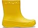 Crocs Classic Rain Boots for Women - Round Toe Silhouette with Chunky Platform, Warm and Elegant Boots Sunflower Men's 2, Women's 4 Medium