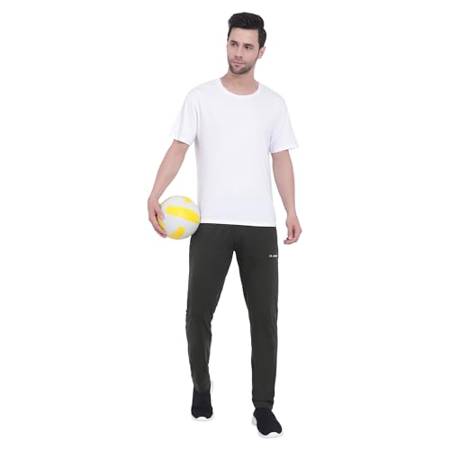 Image of Trackpants for Men - Regular Fit, Cotton Hoisery, Ultra Soft, Comfortable, Lightweight, Ziper Pockets, Front Zip, Back Pocket, Solid Mnimal