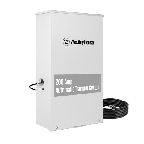 Westinghouse 120/240 Volt, 200 Amp Automatic Portable Generator Transfer Switch, Outdoor Enclosure