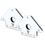 Stark und präzise: 50 lbs / 22,6 kg Haftkraft und feste Winkel von 45° / 90° / 135°.