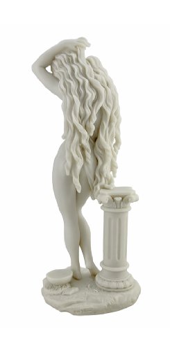 Estatua de Afrodita en Mármol Blanco 11.25 pulgadas miniatura 3