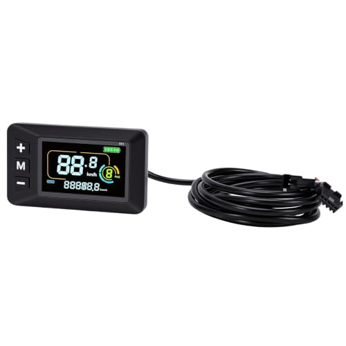 Pantalla LCD retroiluminada para bicicleta eléctrica con soporte impermeable 3