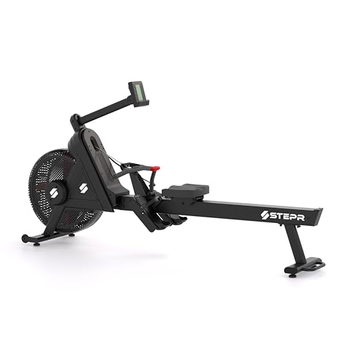 Image of STEPR Rower XL VPR - Rowing Machine with Boat-Inspired Ergonomics | Row Machine with Backlit Console, VPR Technology and Commercial Build