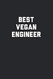  Best vegan ENGINEER-white text-LIBERATOR BOLD-vegan quote  Blank Lined Journal, Lined Notebook, Diary, 100 page 6x9 in: Multi-purpose - writing ... journal. Colorful notebook, perfect gift.