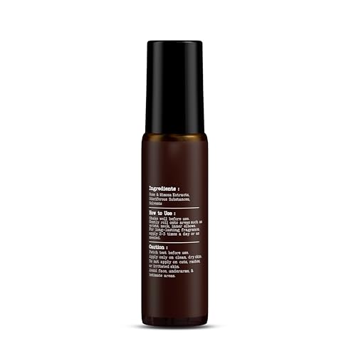 Image of Aura Golden Dew Roll-On | Natural Floral Perfume Oil with Rose & Mimosa Extracts | Alcohol-Free, Skin-Friendly & Long-Lasting Fragrance, 8ml