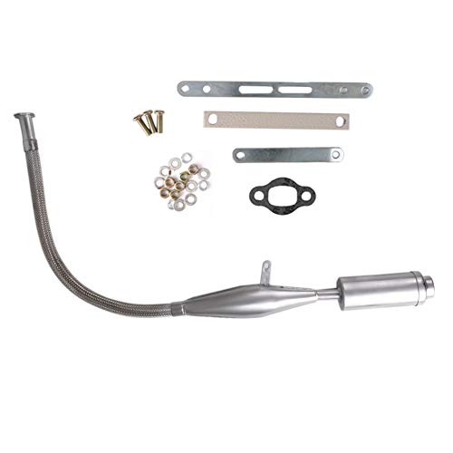 Viper Flexible Muffler Pipe For 50cc 80cc Bike Gas Engine Motor Parts Black