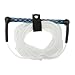 YueShengYCHUANG Wakeboard Waterski Rope, Wakeboard Tow Rope with Handle, Tow Line, 23 M, Water Sports Leash for Surfing, Wakeboard Accessories, White Rope