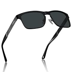 Matte Black Frame Grey Lens