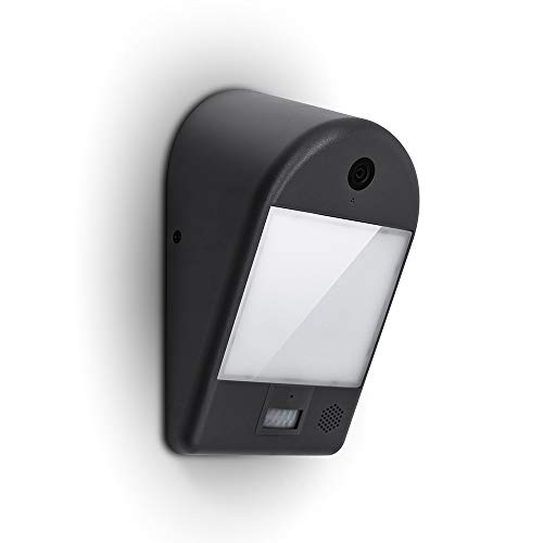 Preisvergleich Produktbild LUTEC LED Wandleuchte mit Überwachungskamera, 20 W, Anthrazit