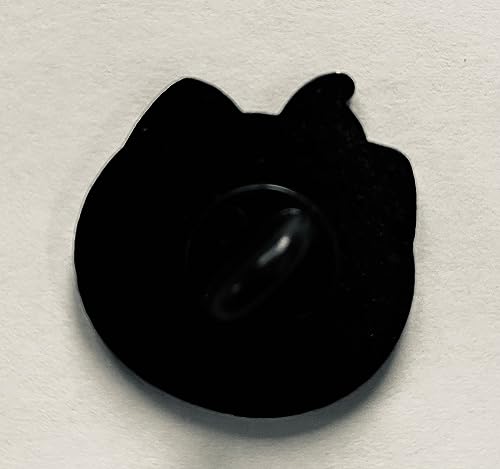 Image of Lemon Cat Pin, Metal Sourpuss Enamel Pin