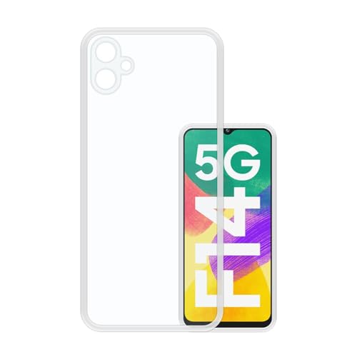 Image of Amazon Brand - Solimo Clear Back Cover Case for Samsung Galaxy F14 5G | Shock Proof Design | Transparent Back Cover for Samsung Galaxy F14 5G (TPU, Transparent)
