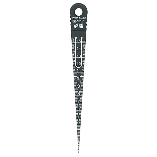 Niigataseiki SK TPG-800KD Plastic Taper Gauge, Quick Level, 0.4-0.6 inches (1-15 mm), Made in Japan
