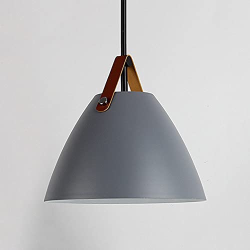 Lámpara de macarrón de color con soporte E27 y pantalla simple de metal superior