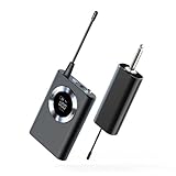 summina UHF Wireless Microphone Headworn Handheld Mic with 15 Channel Frequencies 10H Battery Life 100M Range for Speakers Sound Card