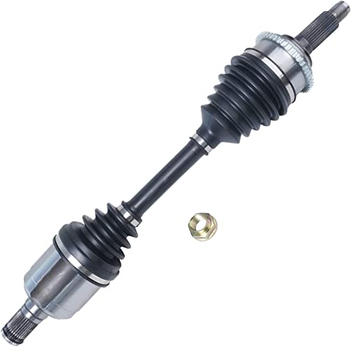 Image of Detroit Axle - Front 2pc CV Axles for 06-09 Fusion Mercury Milan Lincoln Zephyr, 2 CV Axle Shafts Assembly 2006 2007 2008 2009 Replacement