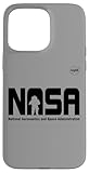 NASA Astronaut Meatball Logo Schwarz