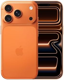 iPhone 17 Pro من Apple (سعة تخزين 256GB) - برتقالي كوني