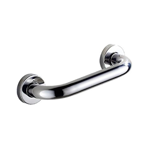 Grab Bar SUS 304 Stainless Steel Grab Rails Polished Chrome Finished Wall Mounted Disabled Elderly Handrails for Toilet Shower Bathroom(4 Sizes) (Size : 38cm) Cover