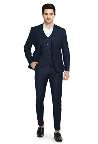 Image of Stylish self Design Black Blazer for Mens