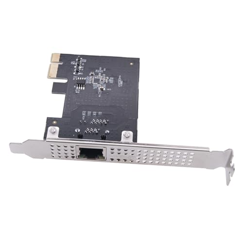 Tarjeta Ethernet PCIe 2.5Gbps con puerto RJ45 para conectividad de red de alta velocidad 2500Mbps con diseño metálico blindado miniatura 3