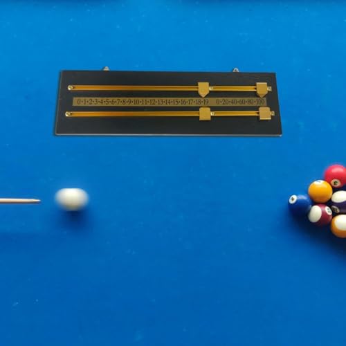 Marcador de billar Snooker con gancho para pared miniatura 4