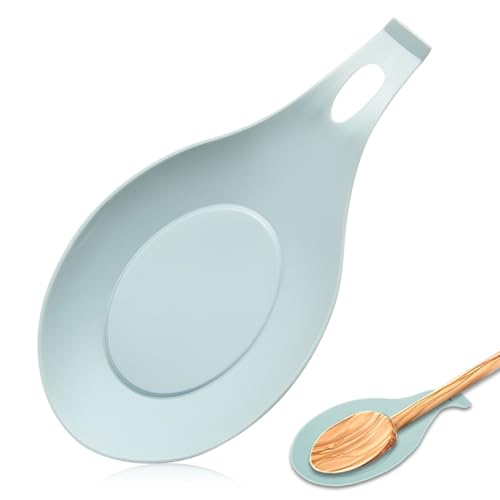 Porta Cucchiaio, Porta Cucchiaio Silicone, Poggia Cucchiaio, Porta Cucchiaio Cucina, Supporto per Cucchiaio, per Cucina Casa Ristorante, Conservare Utensili da Cucina