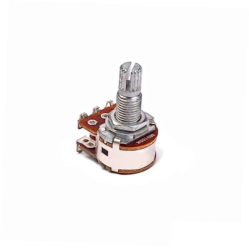 SHOWERORO Mn100k 100k Ohm Guitar Volume Potentiometer Guitar Pot Lug Double Decker for Audio Potentiometers