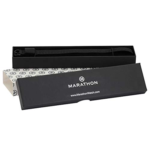 Marathon Watch Ballistic Nylon Watch Band, Military Grade With Stainless Steel, Non-Magnetic Buckle (16Mm | 10" Length, Black) #TOP18